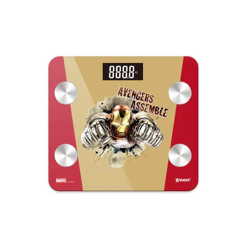 Xpower Marvel Smart Body Scale - Iron Man - Tashqila Xpower Marvel Smart Body Scale - Iron Man - Tashqila